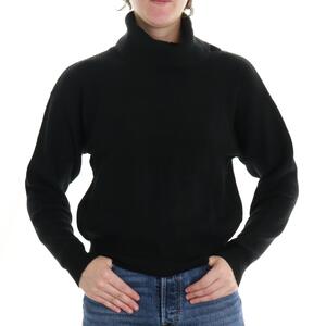 MAGLIA COLLO ALTO NERO